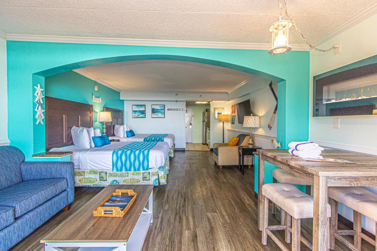 Oversized Ocean View Queen Suite With Beautiful Fireplace And Accents - Sleeps 4 Guests! Myrtle Beach Extérieur photo