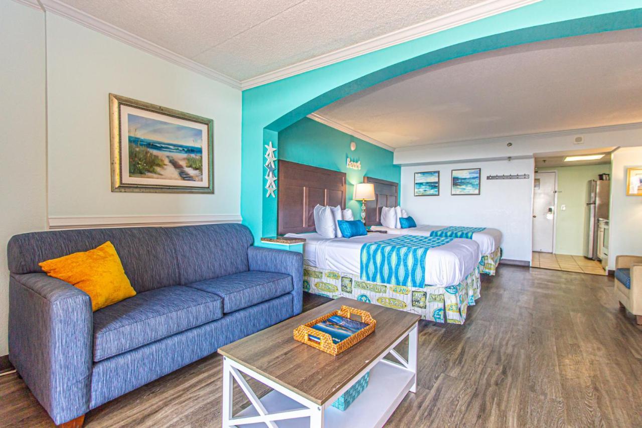 Oversized Ocean View Queen Suite With Beautiful Fireplace And Accents - Sleeps 4 Guests! Myrtle Beach Extérieur photo