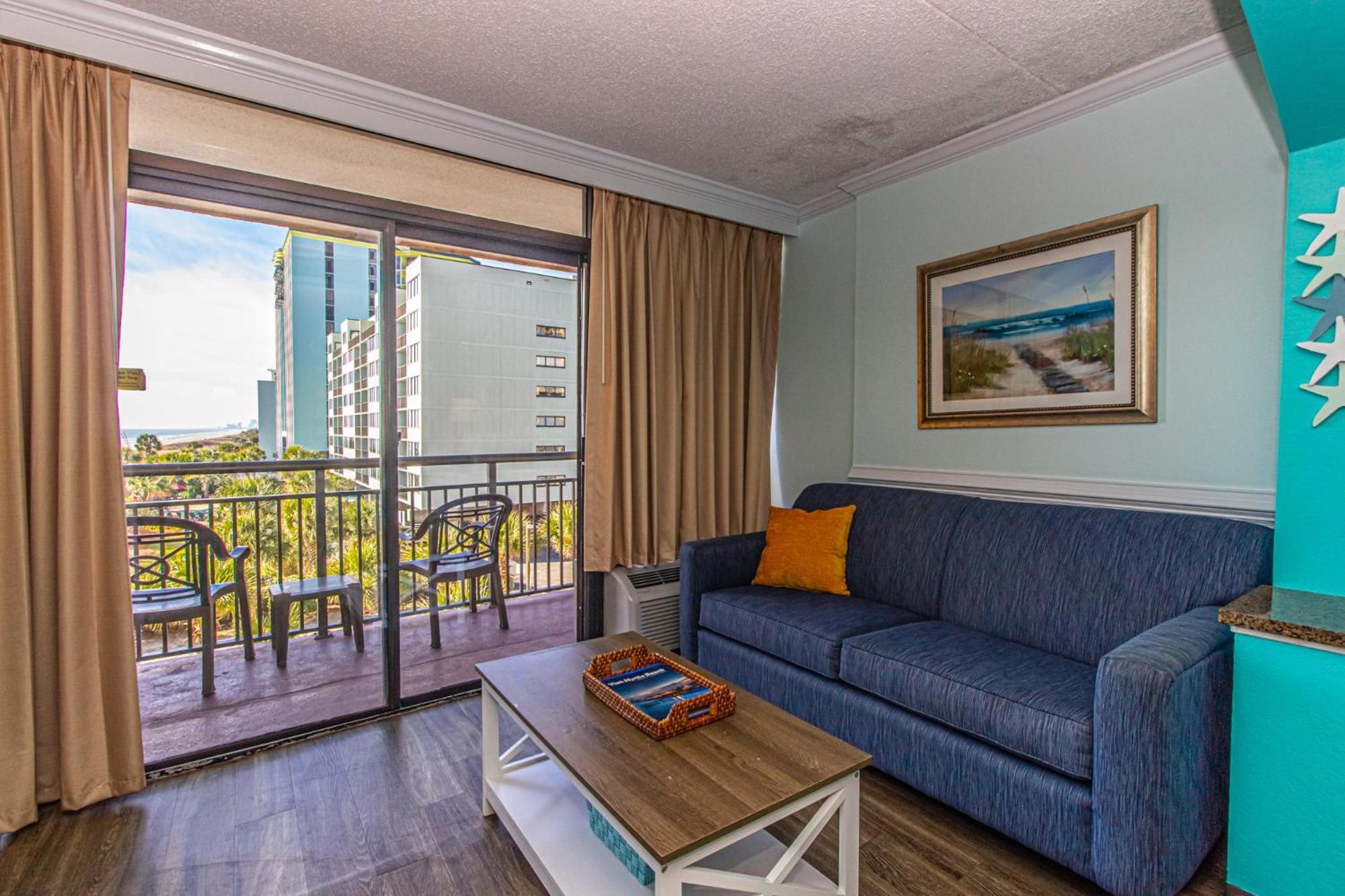 Oversized Ocean View Queen Suite With Beautiful Fireplace And Accents - Sleeps 4 Guests! Myrtle Beach Chambre photo