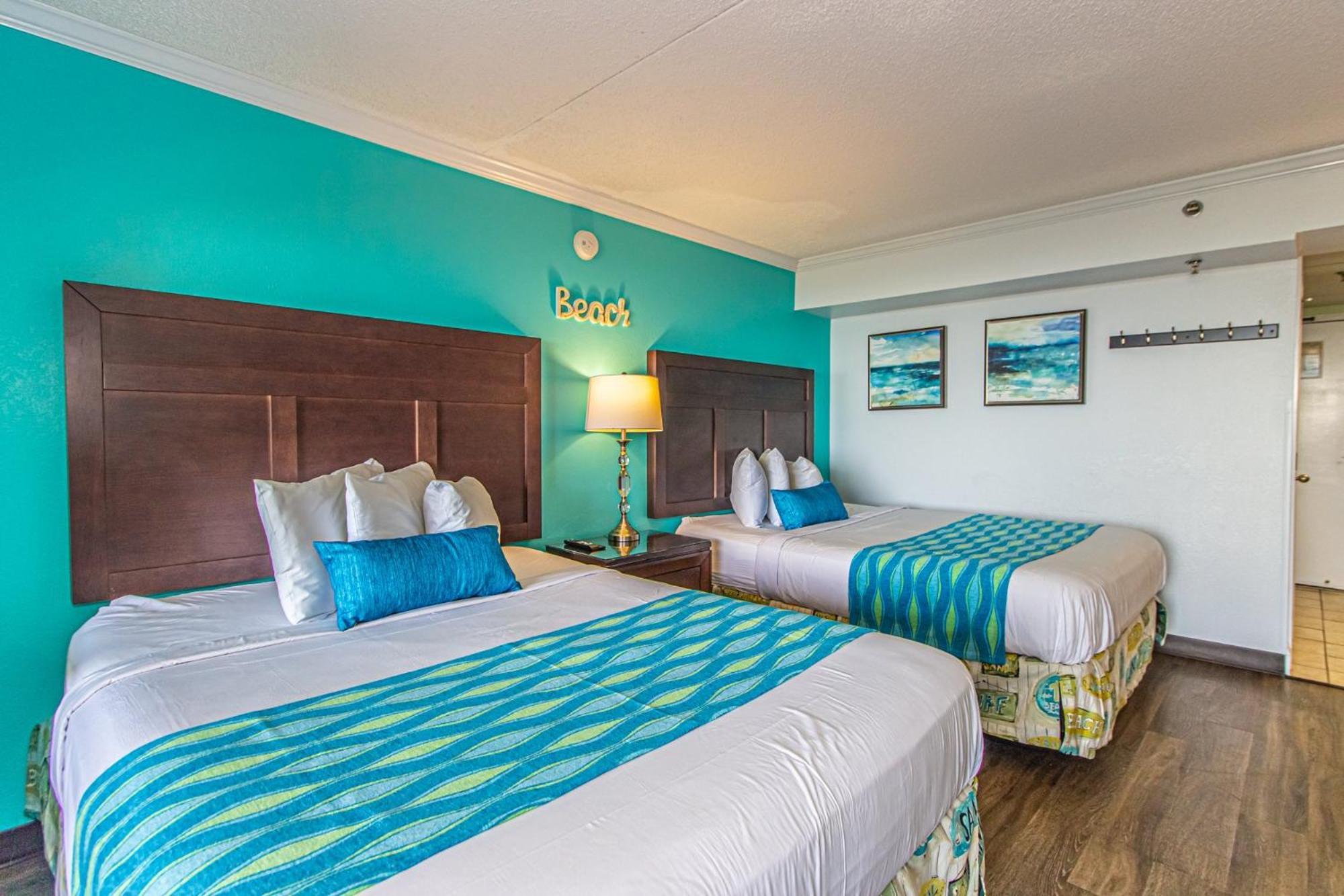 Oversized Ocean View Queen Suite With Beautiful Fireplace And Accents - Sleeps 4 Guests! Myrtle Beach Chambre photo